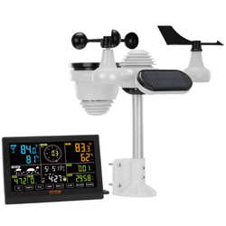 succebuy wireless weather station with large color display and forecast alerts