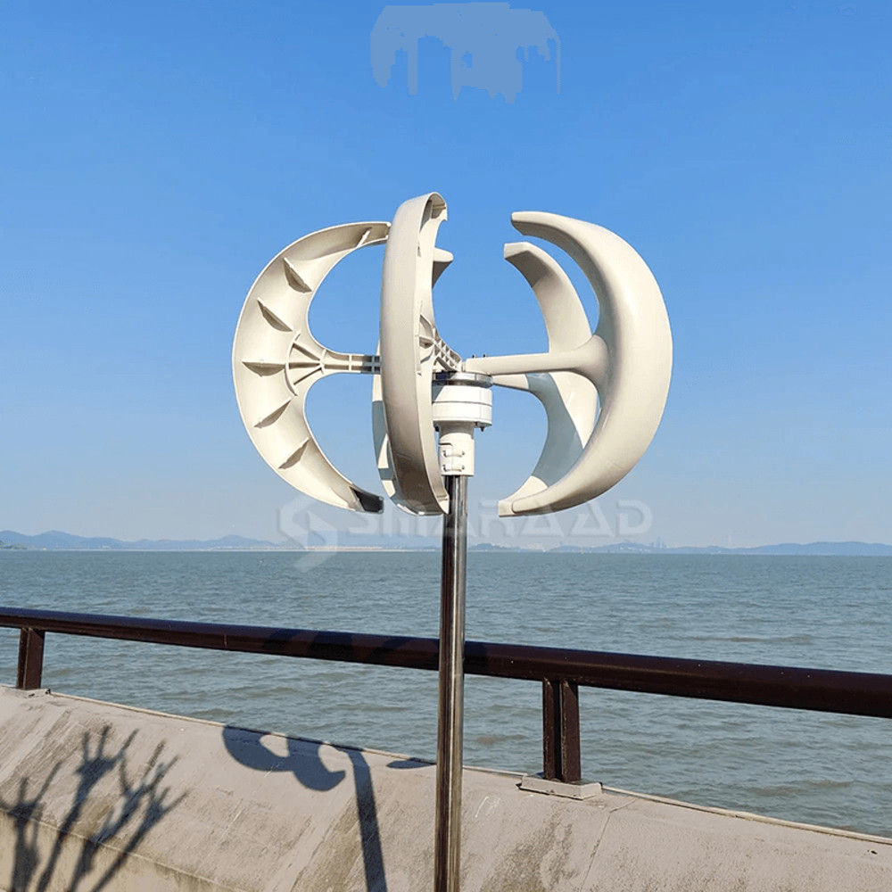 5000W Vertical Wind Turbine Generator With MPPT Controller For Home And Farm Energy 0