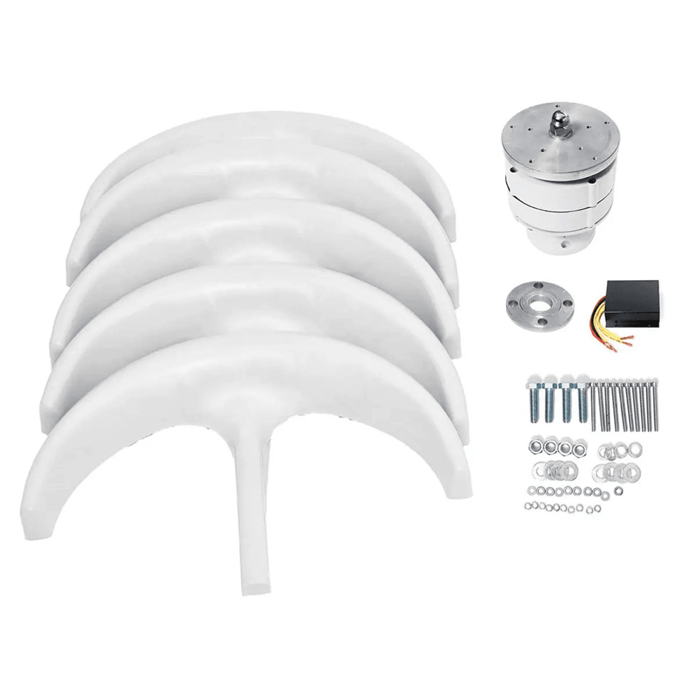 5000W Vertical Wind Turbine Generator With MPPT Controller For Home And Farm Energy 4
