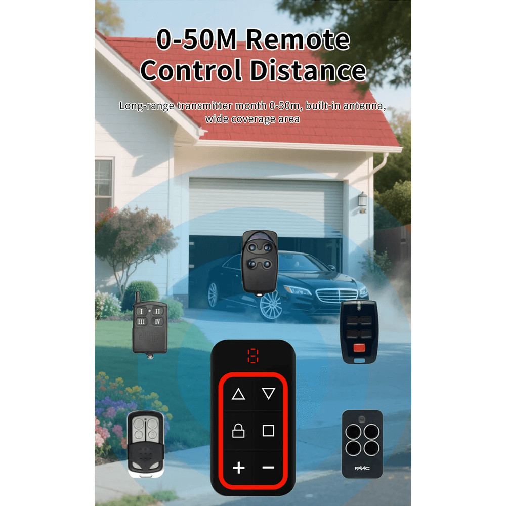 Universal Garage Remote Control Multi Frequency Gate And Door Duplicator 8 Channel 2