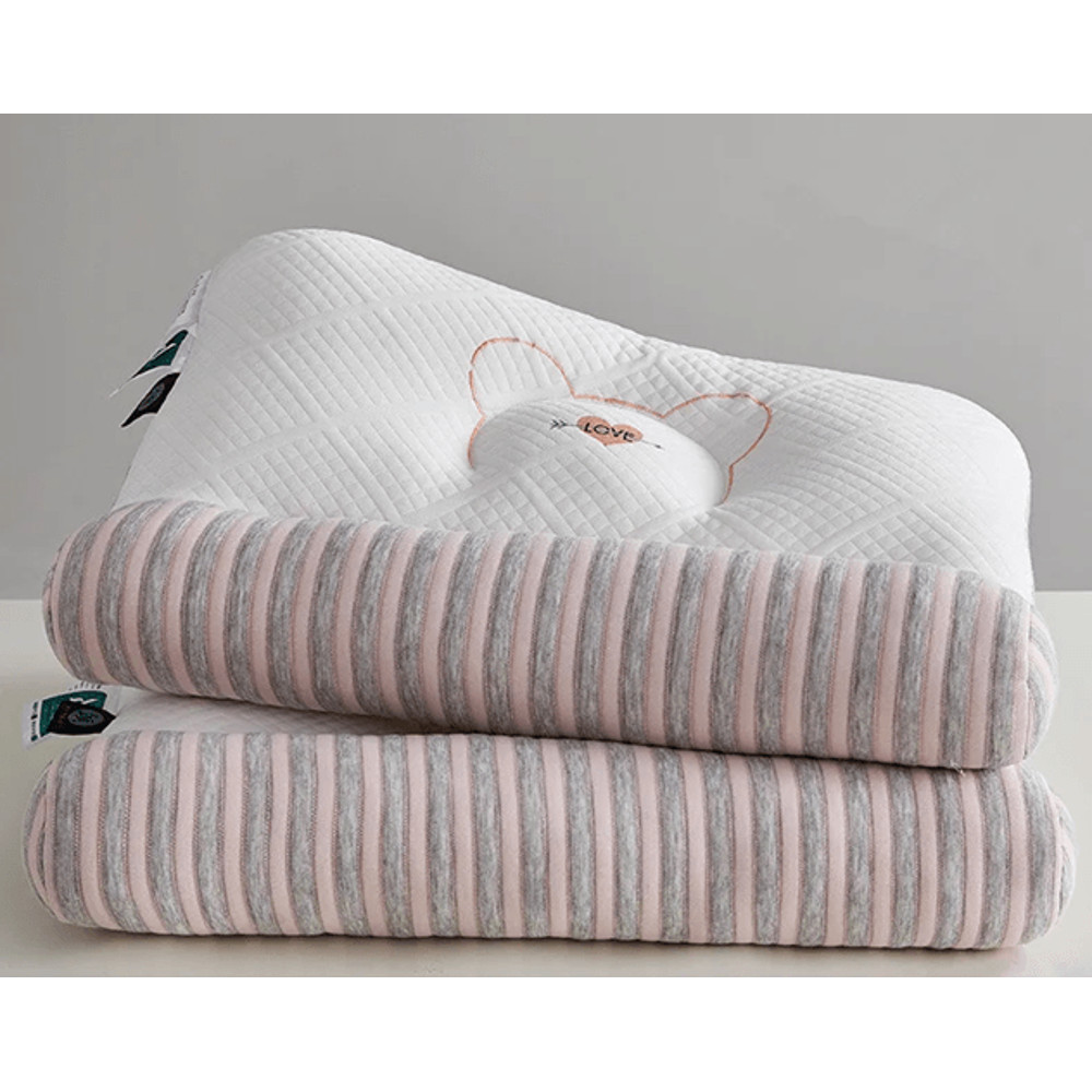 Feather Velvet High Elastic Neck Pillow For Adults With Full Head Support 3
