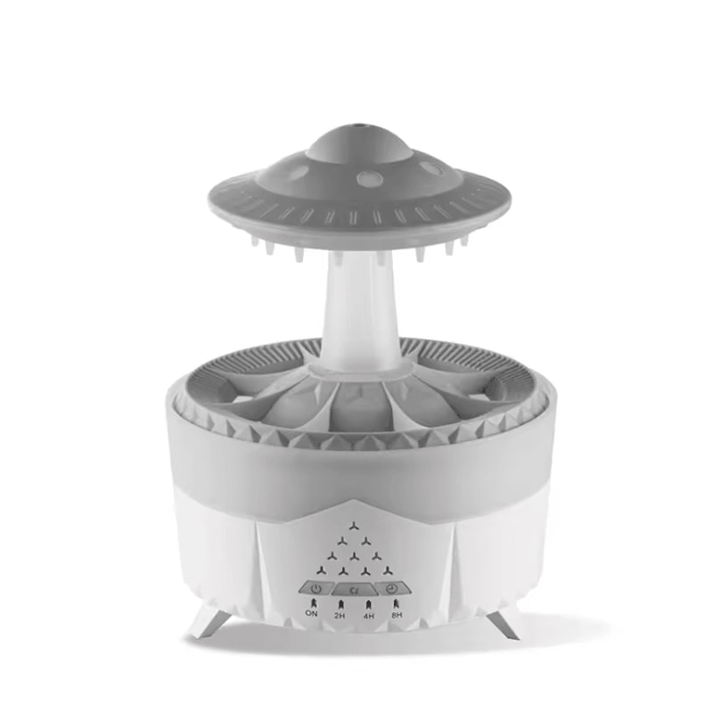 350ml Rain Cloud Aroma Diffuser With Colorful LED Light And Remote Control 3