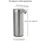 Automatic Stainless Steel Soap Dispenser With Touchless Sensor For Kitchen And Bathroom 1