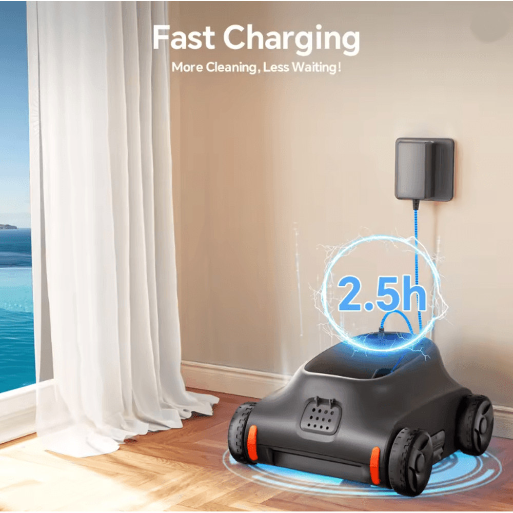 Seauto SAT 10 Cordless Robotic Pool Cleaner With 180 Minute Runtime For Above Ground Pools 3
