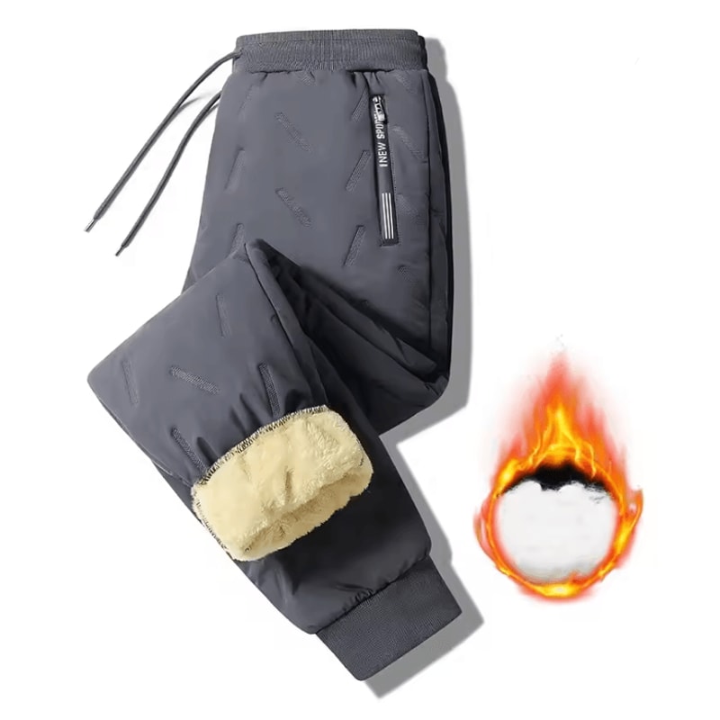 Winter Thickened Warm Pants For Women With Plush Lining And Straight Fit 3
