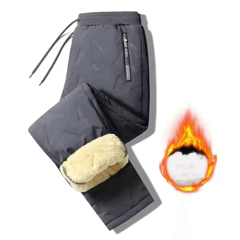 Winter Thickened Warm Pants For Women With Plush Lining And Straight Fit 4