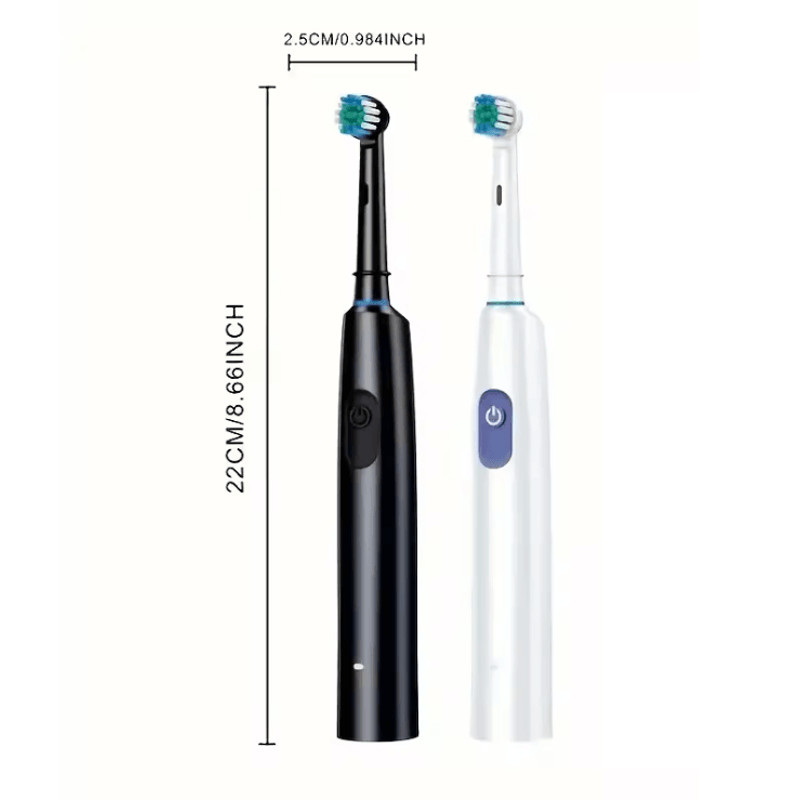 Rechargeable Rotary Electric Toothbrush For Adults With 8 Soft Brush Heads 1