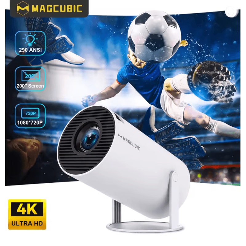 MAGCUBIC HY300 Pro 4K Projector With Android 11 Dual WiFi6 And Bluetooth 50 For Home Theater And Ou 0