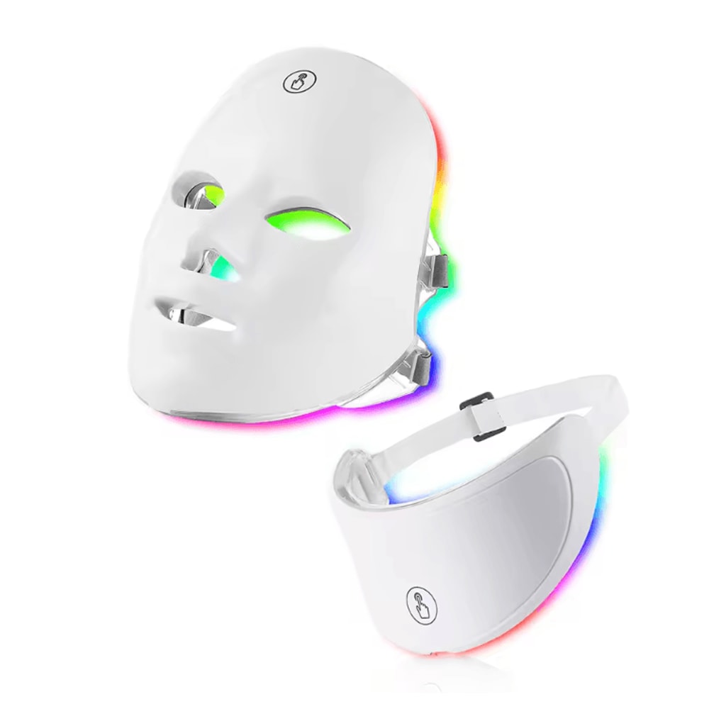 LED Face And Neck Beauty Machine Skin Care Massager For Anti Aging And Firming 0