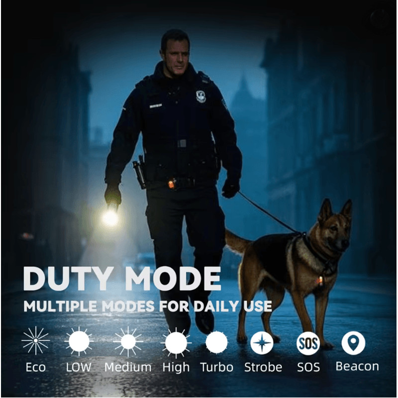 Sofirn SK40 Rechargeable Tactical Flashlight With 3200 Lumen LED And Long Range Spotlight 1