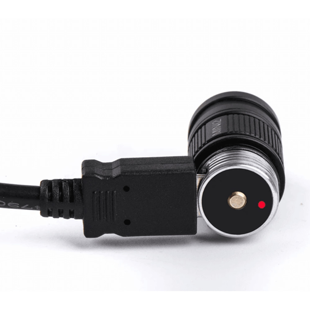 Mini Rechargeable Keychain Flashlight 250 Lumen USB Powered EDC Torch 0