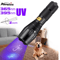 UV LED Flashlight 365nm 395nm Black Light Torch For Pet Stain Detection And Money Authentication 0