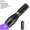 UV LED Flashlight 365nm 395nm Black Light Torch For Pet Stain Detection And Money Authentication 3