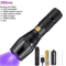 UV LED Flashlight 365nm 395nm Black Light Torch For Pet Stain Detection And Money Authentication 5