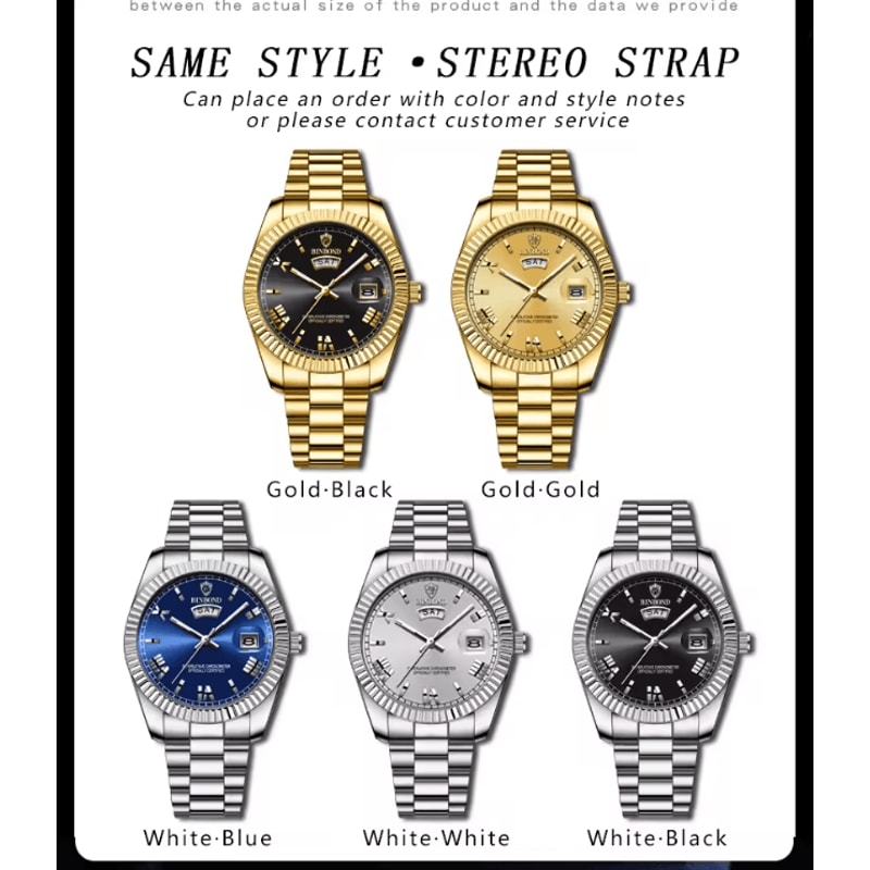 Mens Business Sports Quartz Watch Waterproof Luminous Calendar Wristwatch 1