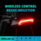 Wireless Bike Rear Light Smart Brake USB Rechargeable With Remote Turn Signals 0