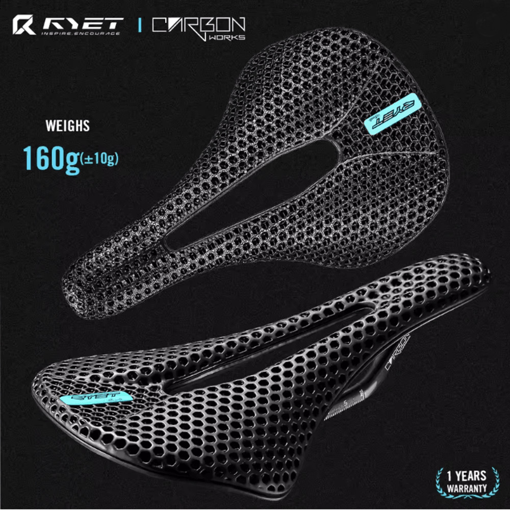 3D Printed Carbon Bike Saddle Ultralight Road And MTB Racing Seat Cushion 0