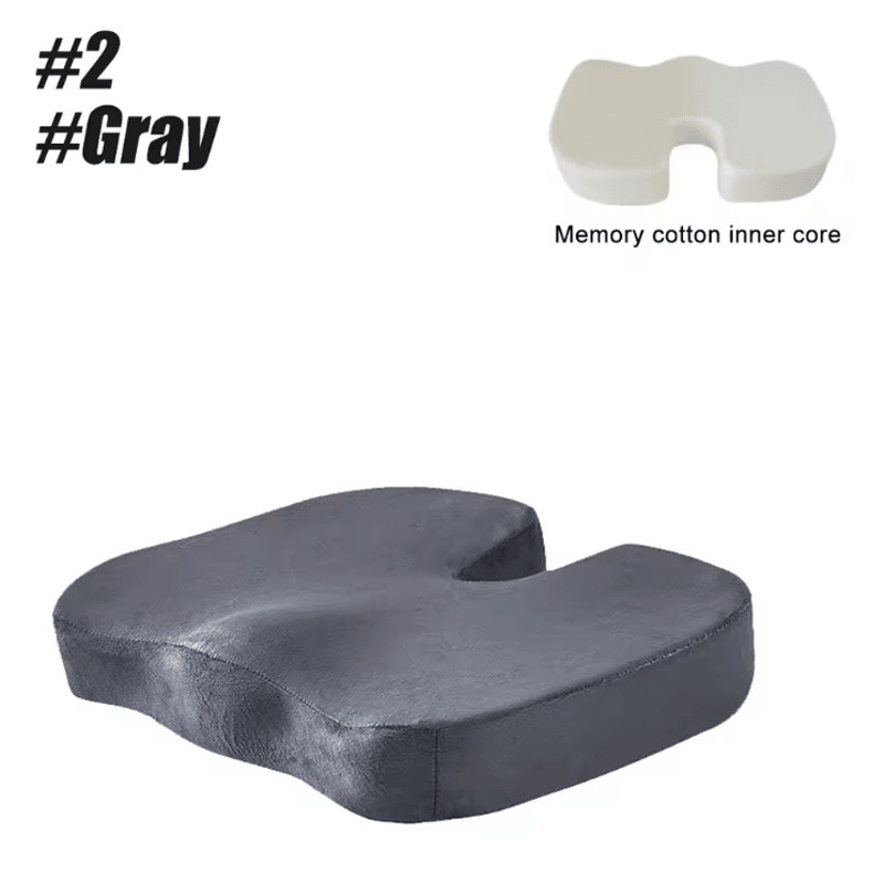 Memory Foam Coccyx Seat Cushion U Shaped Pillow For Office Chair And Car 4
