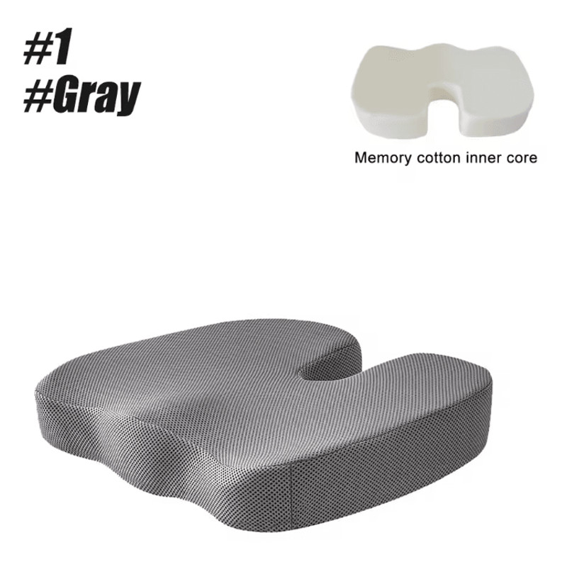 Memory Foam Coccyx Seat Cushion U Shaped Pillow For Office Chair And Car 6