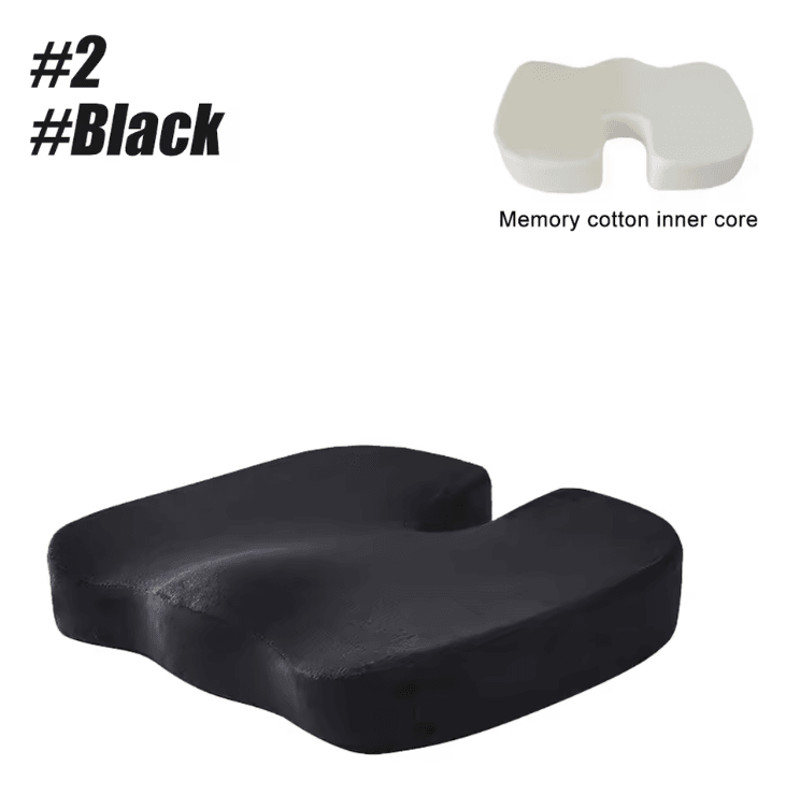 Memory Foam Coccyx Seat Cushion U Shaped Pillow For Office Chair And Car 8