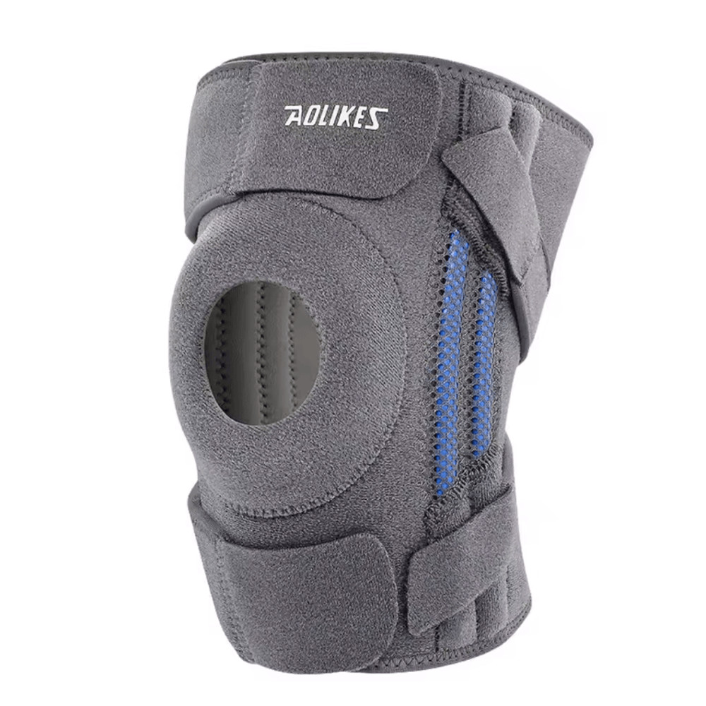 AOLIKES Knee Brace With Side Stabilizers And Patella Gel Support Pads 3