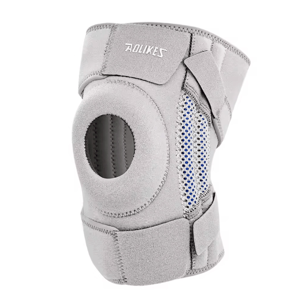 AOLIKES Knee Brace With Side Stabilizers And Patella Gel Support Pads 4