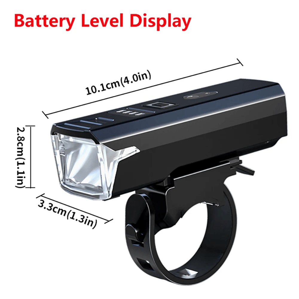 3000 Lumen Bicycle Headlight With USB Charging And Power Bank Function 3