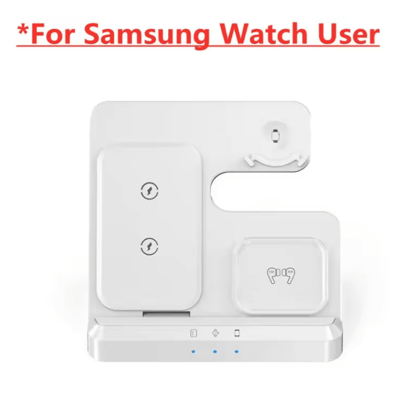 3 In 1 Wireless Charger Stand With Fast Charging Dock For Samsung Devices 3