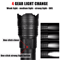 High Power Laser Flashlight With Super Bright LED Spotlight And Long Range Zoom 1