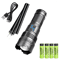 High Power Laser Flashlight With Super Bright LED Spotlight And Long Range Zoom 5