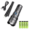 High Power Laser Flashlight With Super Bright LED Spotlight And Long Range Zoom 5