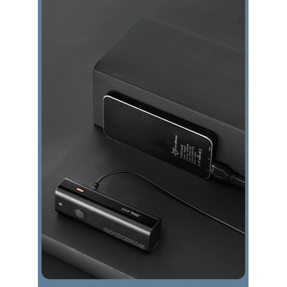 ROCKBROS 600 Lumens USB C Rechargeable Bike Headlight Waterproof LED Cycling Front Lamp 1