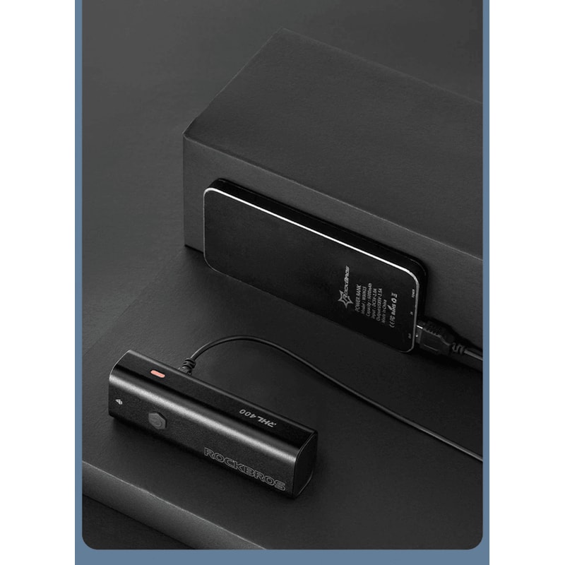 ROCKBROS 600 Lumens USB C Rechargeable Bike Headlight Waterproof LED Cycling Front Lamp 1