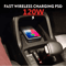 Wireless Car Charger Pad 120W Fast Charging Silicone Stand For IPhone Samsung Xiaomi Huawei 1