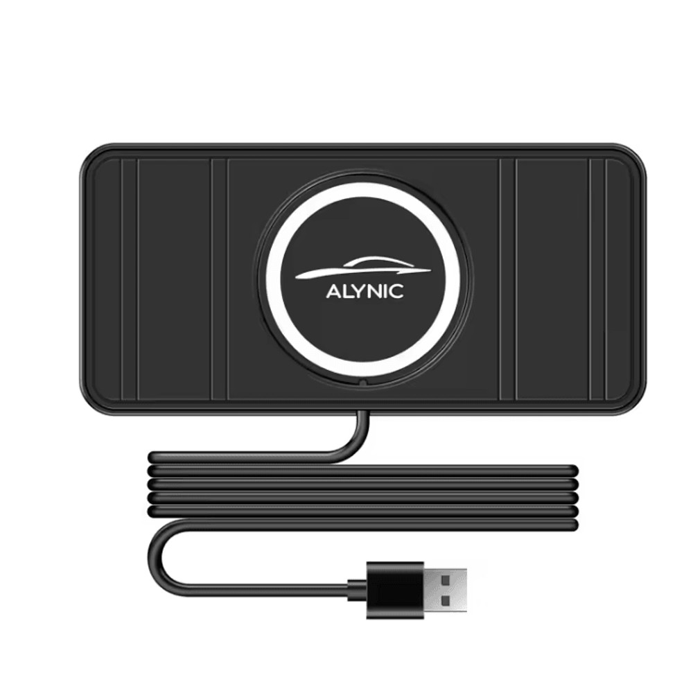 Wireless Car Charger Pad 120W Fast Charging Silicone Stand For IPhone Samsung Xiaomi Huawei 6