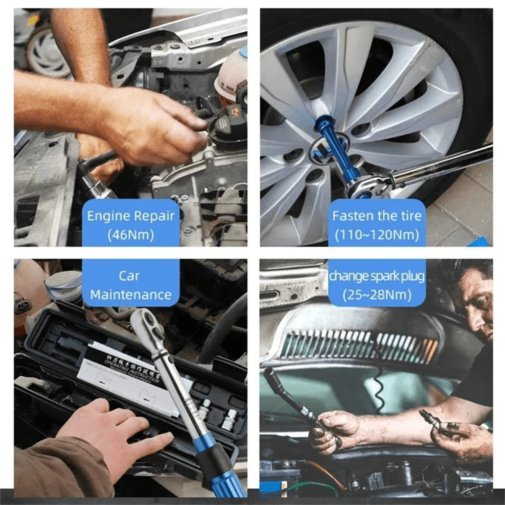 Professional 3 8 Torque Wrench Set 5 60Nm Adjustable Spanner For Bikes And Automotive Repair 5