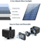 25W Solar Fountain Pump With Nozzles And Water Pipe For Bird Bath Pond And Garden Decor 1