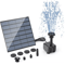 25W Solar Fountain Pump With Nozzles And Water Pipe For Bird Bath Pond And Garden Decor 3