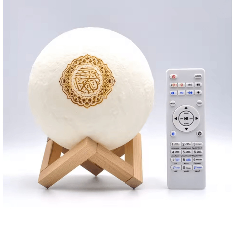 Azan Muslim Night Light Quran Bluetooth Speaker Portable Wireless Lamp 5