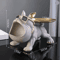 Bulldog Figurine Home Decor Resin Dog Statue With Storage Box 4