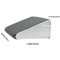 Memory Foam Bed Wedge Pillow For Sleeping Leg Elevation And Snoring Relief 4