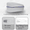 Memory Foam Leg Pillow For Sciatica Relief And Lower Back Pain Support 1