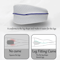 Memory Foam Leg Pillow For Sciatica Relief And Lower Back Pain Support 1