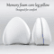 Memory Foam Leg Pillow For Sciatica Relief And Lower Back Pain Support 3