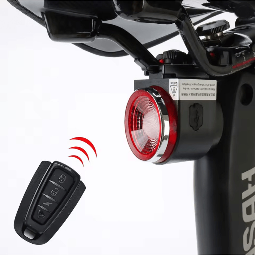 GuardianRide Pro Bicycle Rear Light With Alarm And Wireless Control 2