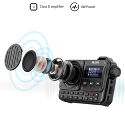 mlove bv800 portable bluetooth speaker with fm radio and lcd display