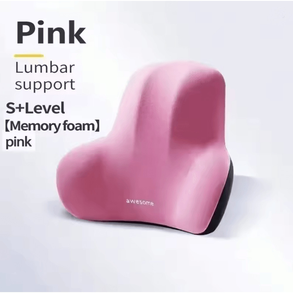ErgoComfort Memory Foam Lumbar Support Cushion For Car Office And Gaming Chairs 6