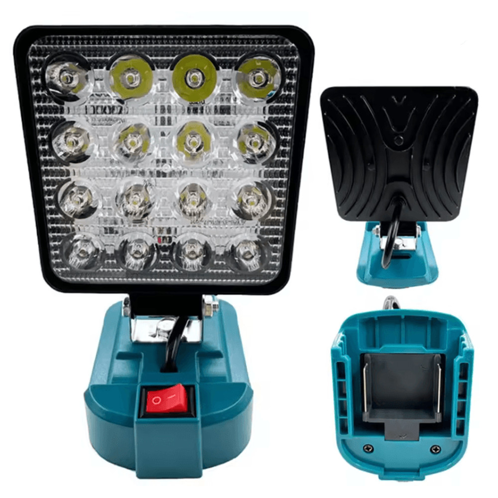 PowerBeam Cordless LED Work Light Compatible With Makita 18V Batteries 0