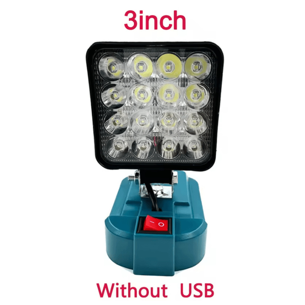 PowerBeam Cordless LED Work Light Compatible With Makita 18V Batteries 3
