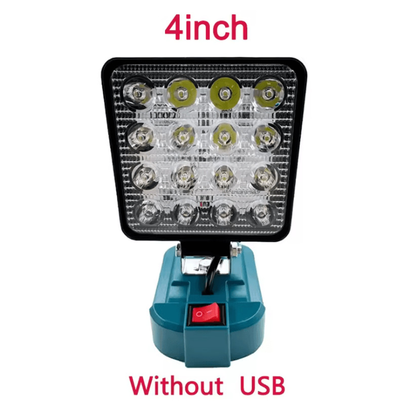 PowerBeam Cordless LED Work Light Compatible With Makita 18V Batteries 5
